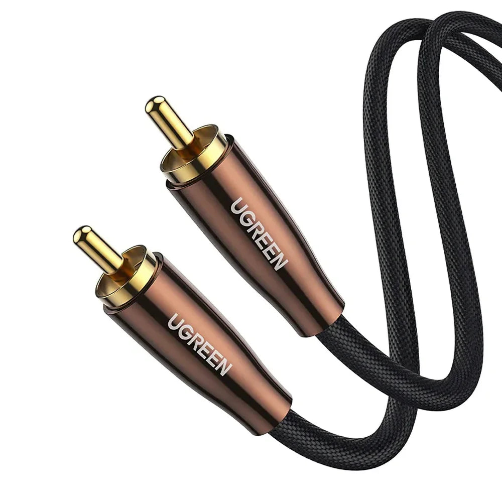 Cable audio coaxial UGREEN está diseñado para ofrecer una señal clara y estable para conectar sistemas de sonido, amplificadores, receptores AV y más