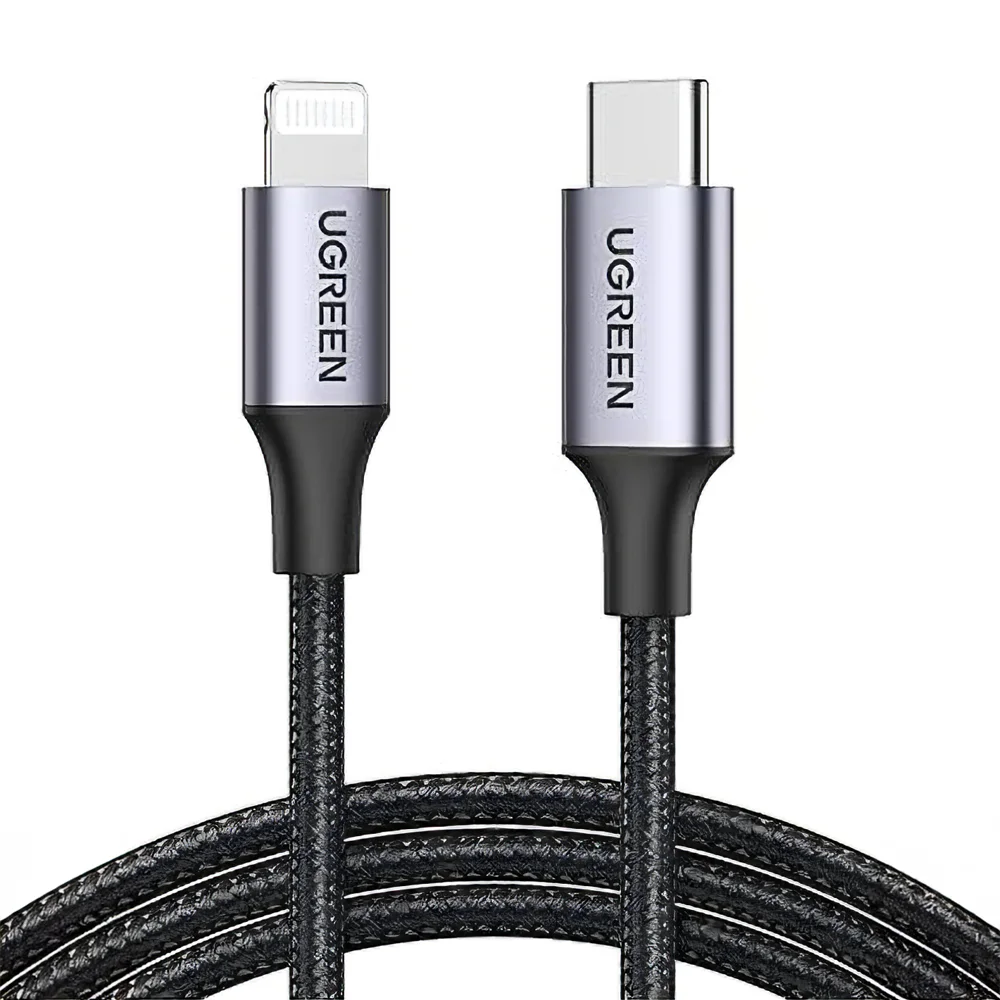 Cable Lightning a USB C UGREEN es la opción perfecta para usuarios de Apple que buscan carga rápida y transferencia de datos de alta velocidad.