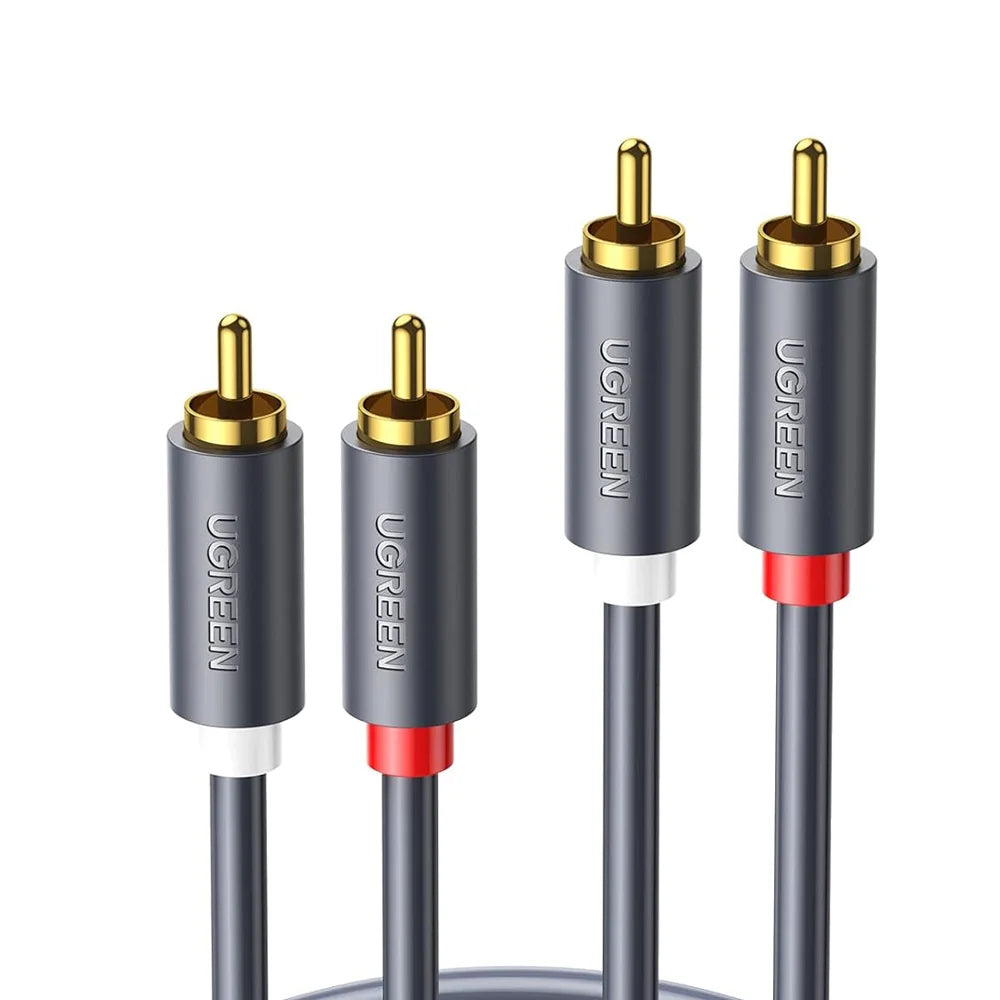 Cable RCA UGREEN es la solución perfecta para quienes buscan una conexión de alta calidad entre sus dispositivos de audio y video. Diseñado específicamente para mejorar la experiencia sonora y visual, este cable es ideal para conectar equipos como amplificadores, reproductores de DVD, televisores, subwoofers, y sistemas de teatro en casa.