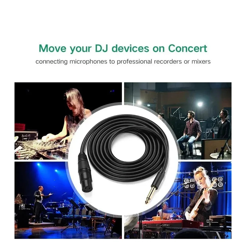 Cable XLR Plug UGREEN es la opción ideal para quienes buscan una transmisión de audio balanceada y sin ruido. Diseñado para músicos, ingenieros de sonido y creadores de contenido, este cable ofrece una conexión estable y una calidad de audio superior en cada uso