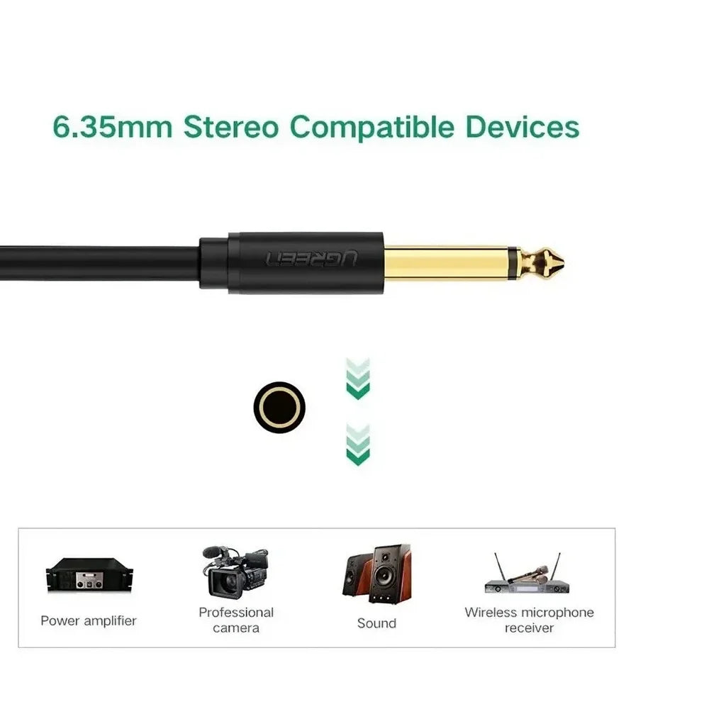 Cable XLR Plug UGREEN es la opción ideal para quienes buscan una transmisión de audio balanceada y sin ruido. Diseñado para músicos, ingenieros de sonido y creadores de contenido, este cable ofrece una conexión estable y una calidad de audio superior en cada uso