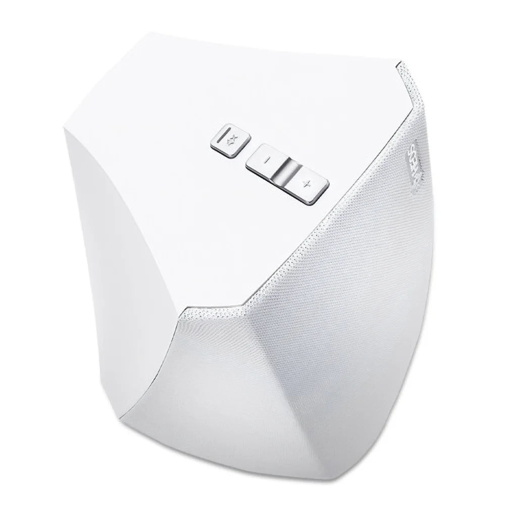 bocina inalámbrica Denon Heos 3 White entrega un sonido nítido, con bajos profundos y agudos cristalinos.