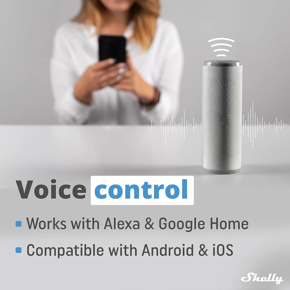 Shelly Plus Plug US es un enchufe inteligente de última generación que te permite controlar y automatizar cualquier electrodoméstico desde tu smartphone o mediante comandos de voz