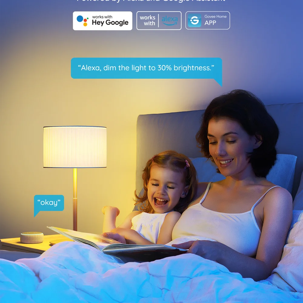 Foco Inteligente Govee Smart RGBWW, diseñado para ofrecer una iluminación eficiente, personalizable y gran conectividad