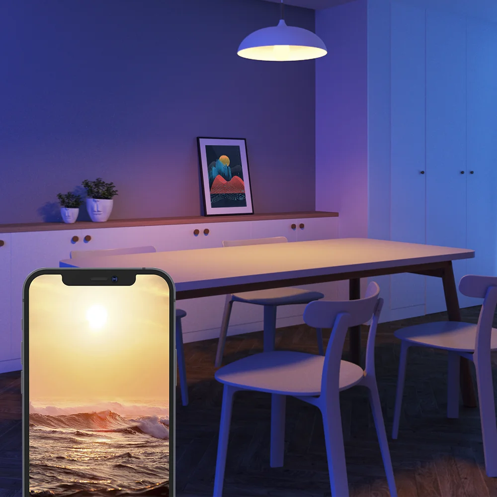 Foco Inteligente Govee Smart RGBWW, diseñado para ofrecer una iluminación eficiente, personalizable y gran conectividad