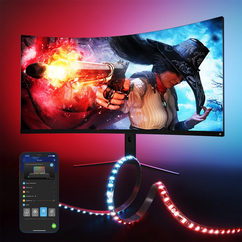 Tira de Luz LED Gamer G1 - GOVEE: La Iluminación Definitiva para Gaming