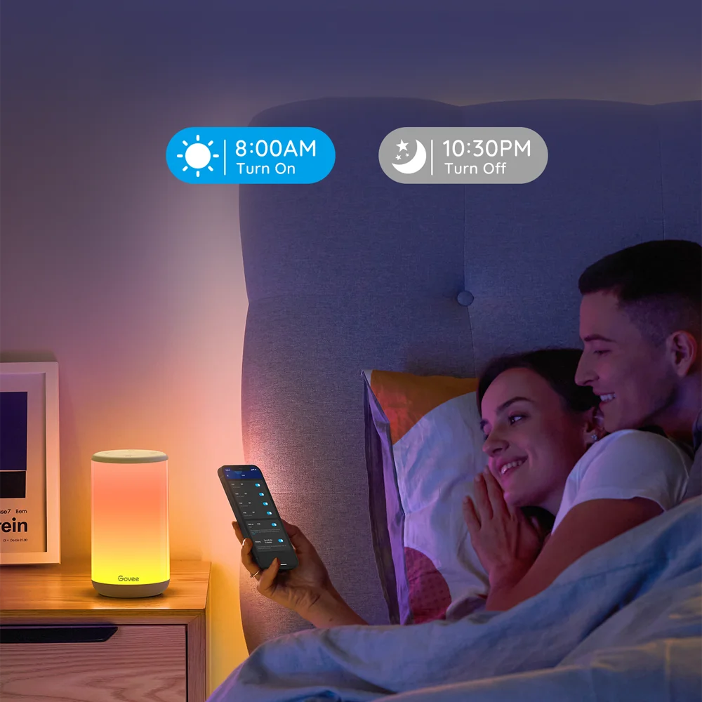 Lámpara de Mesa Inteligente Govee ofrece una iluminación versátil y moderna para cualquier habitación con tecnología avanzada RGBIC