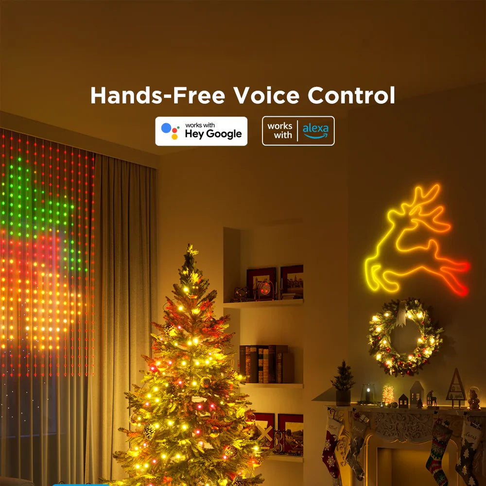 ¡Estas luces LED navideñas no son solo un elemento de decoración, son una invitación a disfrutar y a celebrar! Adquiere las tuyas y descubre una Navidad llena de color, tecnología y diversión con GOVEE.