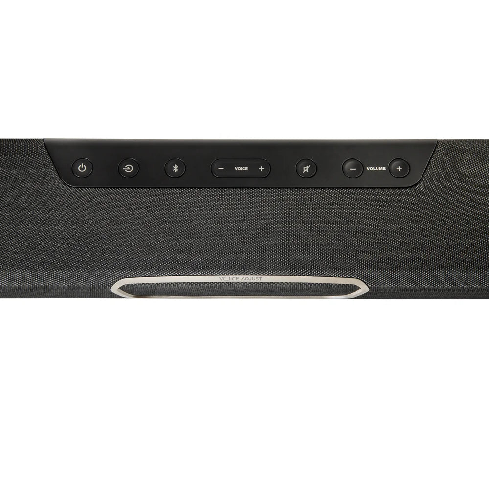 Polk Audio MagniFi MAX SR. Este sistema de sonido 5.1 incluye barra de sonido, subwoofer inalámbrico y altavoces surround traseros para transformar tu sala en un auténtico cine