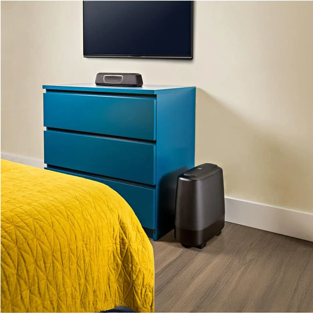 Polk MagniFi Mini esta barra de sonido ultracompacta con subwoofer inalámbrico ofrece una calidad de audio superior, ideal para mejorar la experiencia de películas, series, videojuegos y música