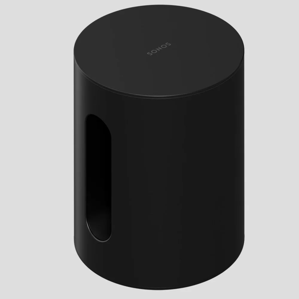 Subwoofer Mini Sonos ofrece graves intensos y nítidos.