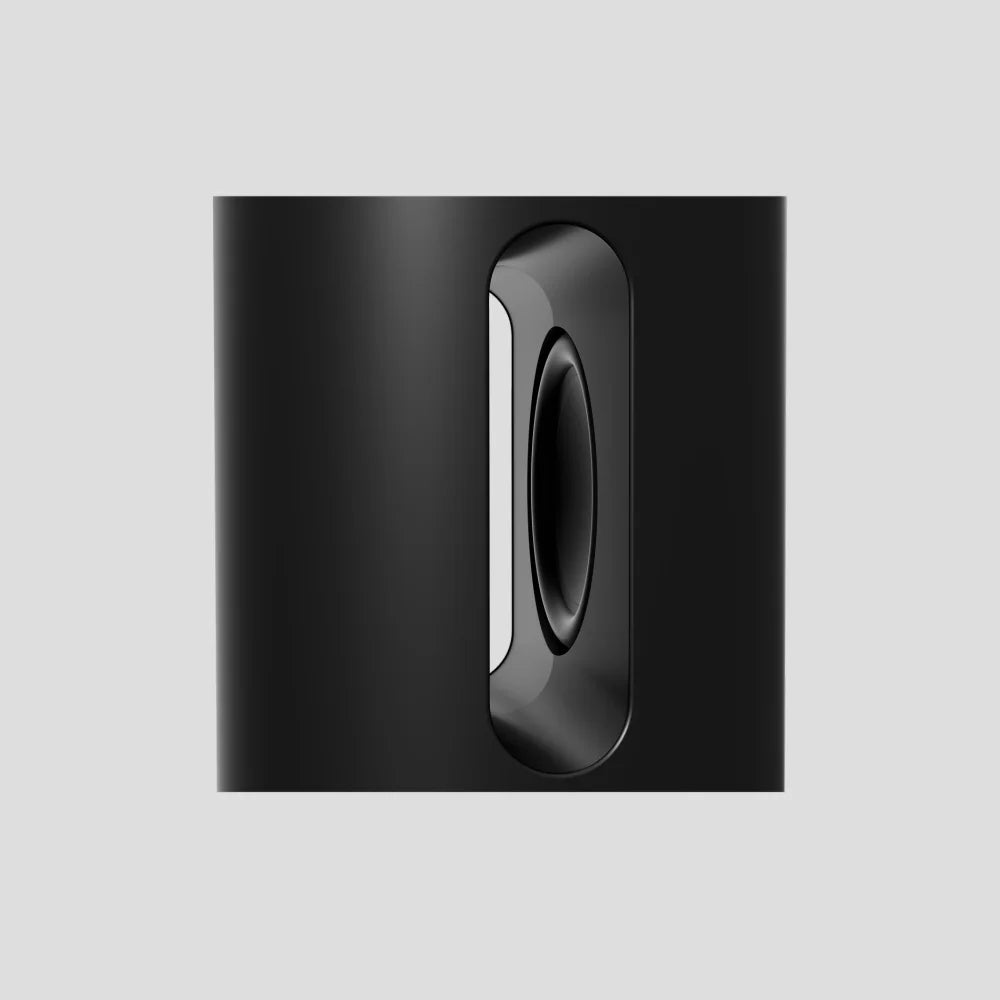 Subwoofer Mini Sonos ofrece graves intensos y nítidos.