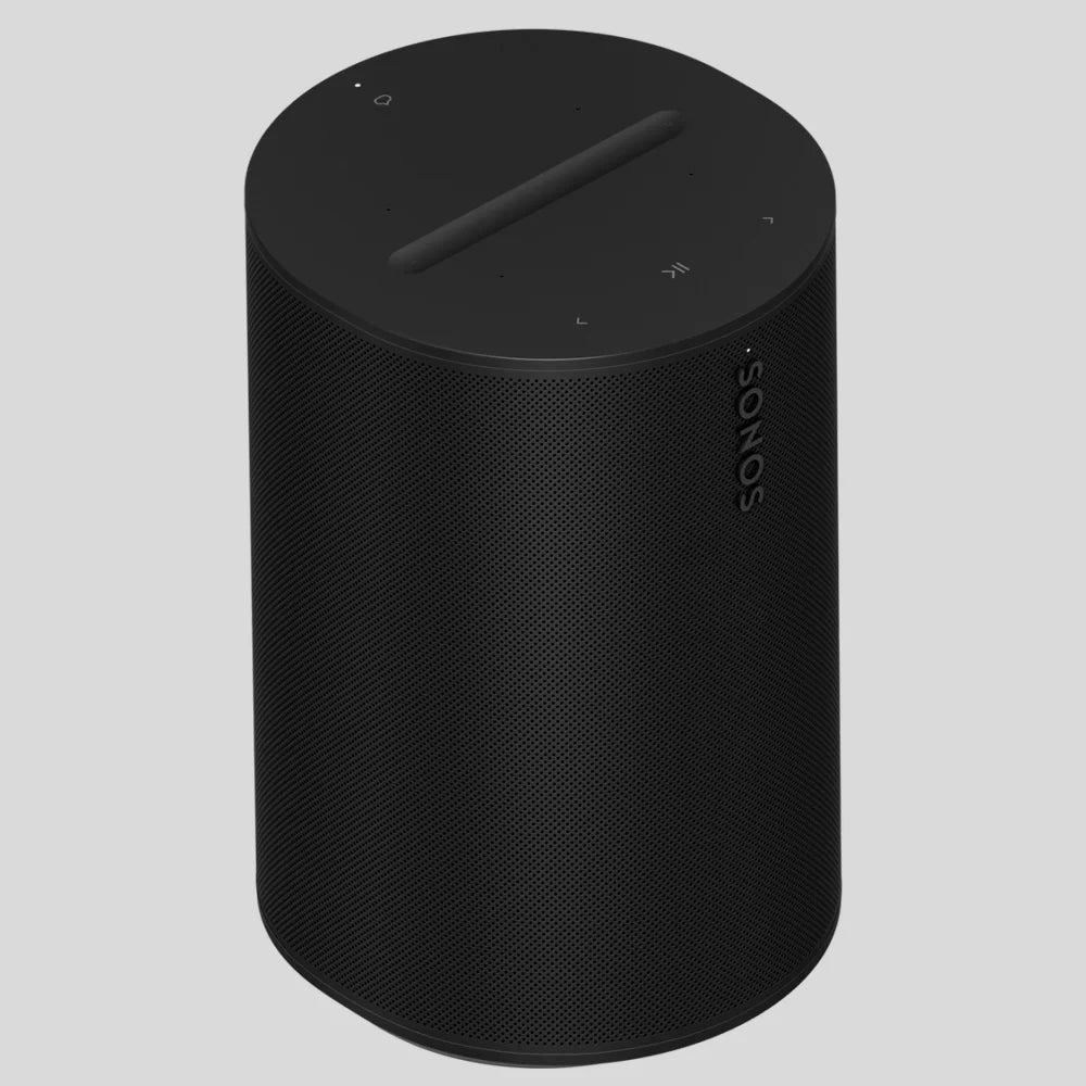 La Sonos Era 100 es una bocina inteligente compacta que combina un diseño elegante con tecnología avanzada para ofrecer un sonido estéreo nítido y potente en cualquier habitación.