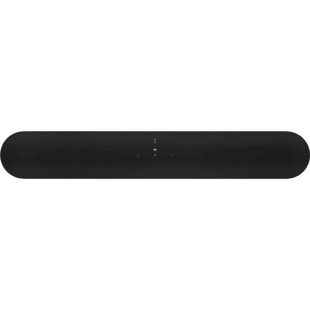 Sonos Beam, una barra de sonido compacta diseñada para ofrecer un sonido cinematográfico en cualquier espacio.