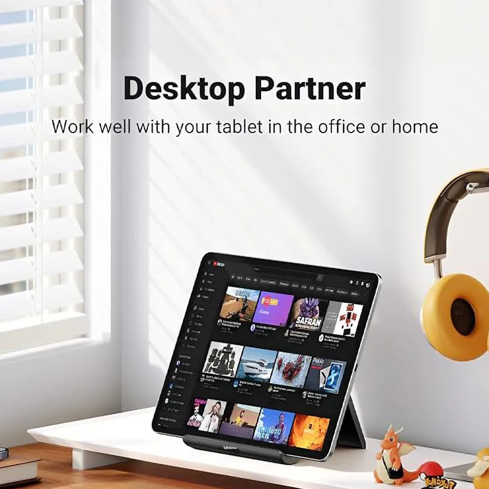 Soporte para tablet Ugreen es la solución ideal para trabajar, estudiar o ver contenido con mayor comodidad. Con un diseño ajustable y base estable