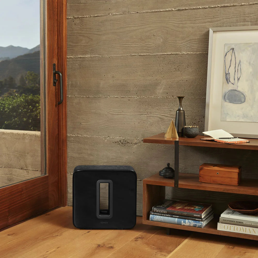 Subwoofer Sonos G3 es el complemento perfecto para tu sistema de sonido, ofreciendo bajos profundos y una respuesta de audio impecable