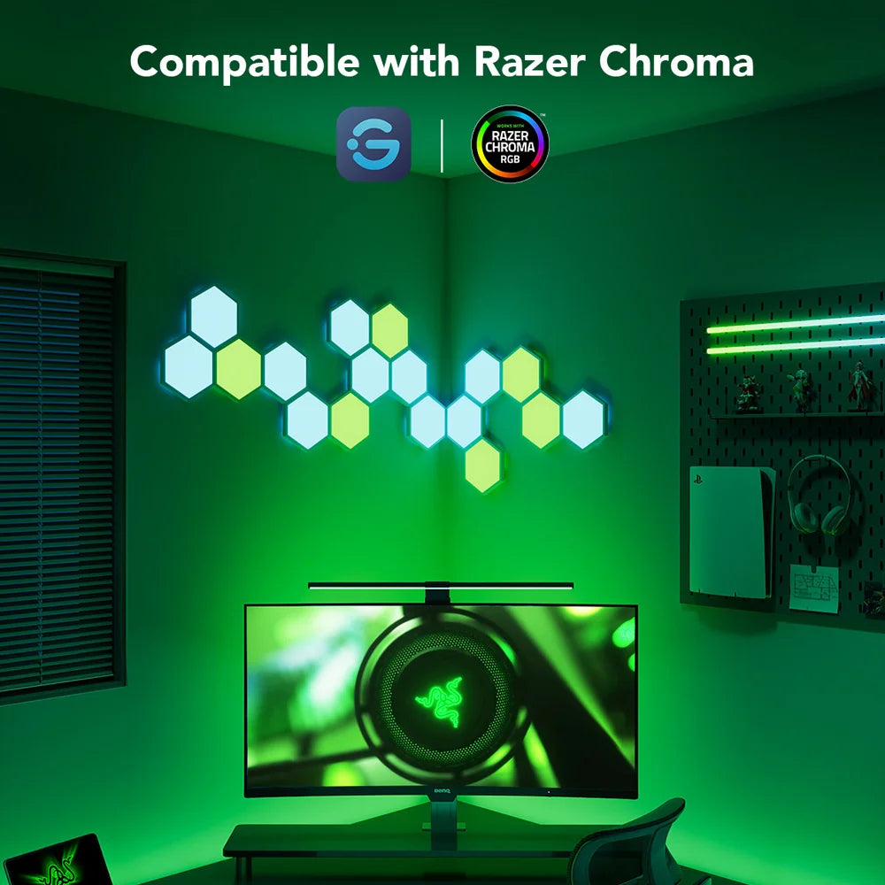 Tira de Luz LED Gamer G1 - GOVEE ofrece tecnología avanzada, conectividad inteligente y efectos visuales deslumbrantes que harán que tu experiencia de juego sea única