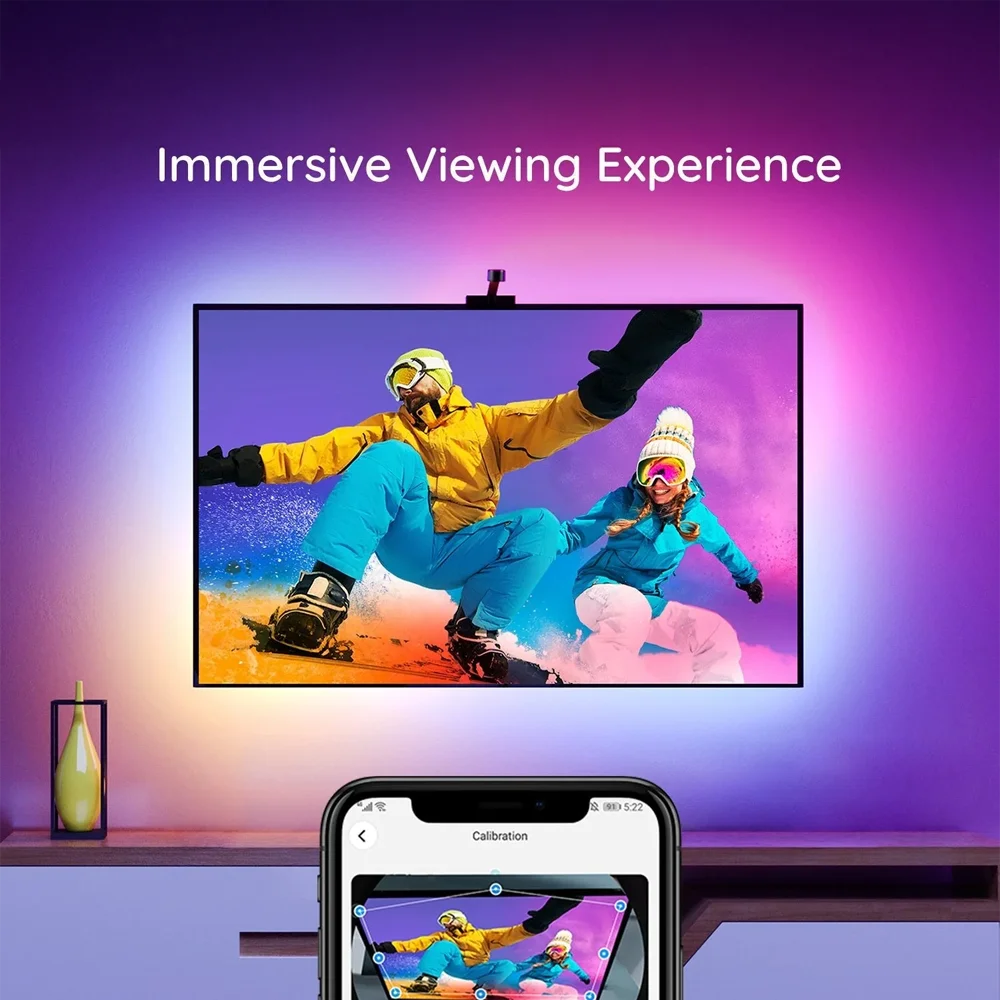 Tiras LED para TV Govee DreamView T1 – Iluminación Envolvente para una Experiencia Inmersiva