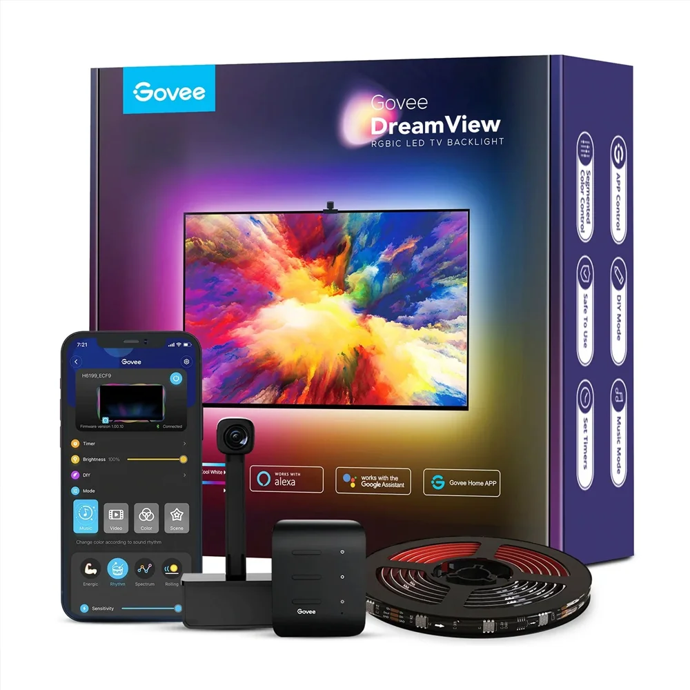 Tiras LED para TV Govee DreamView T1 – Iluminación Envolvente para una Experiencia Inmersiva
