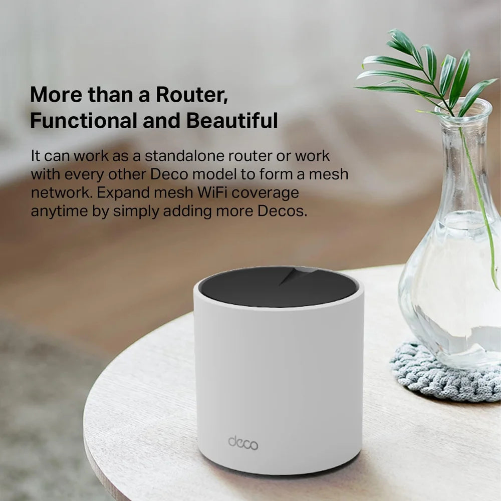 TP-Link Deco X55 es un sistema Wi-Fi 6 Mesh ofrece cobertura completa, alta capacidad y administración inteligente