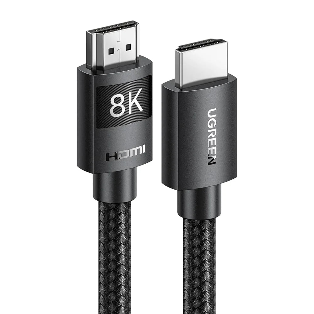 HDMI 2.1 UGREEN está diseñado para ofrecer la mejor calidad de imagen y sonido con resoluciones 8K a 60 Hz y 4K a 120 Hz. Ideal para gamers, amantes del cine y profesionales que buscan una transmisión sin interrupciones