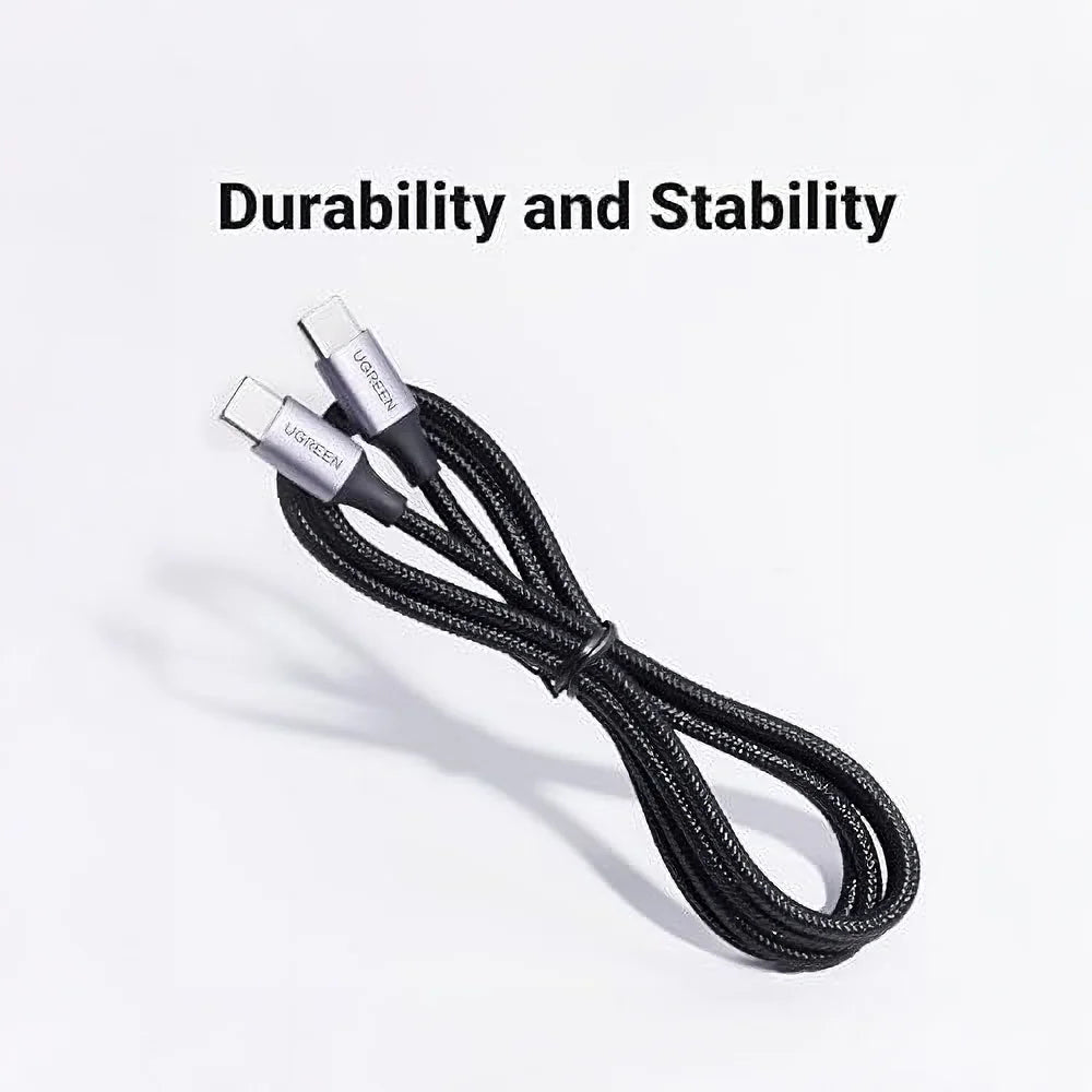 UGREEN USB-C soporta velocidades de transferencia de datos de hasta 10 Gbps, permitiendo la transmisión eficiente de archivos pesados en segundos