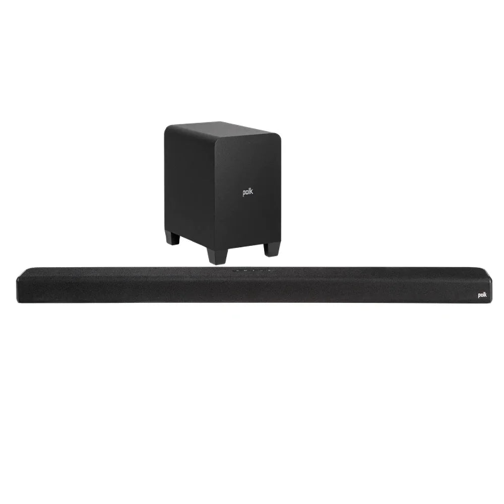 Barra de sonido Polk Signa S4 está equipada con tecnología Dolby Atmos, un potente subwoofer inalámbrico y el exclusivo sistema VoiceAdjust™