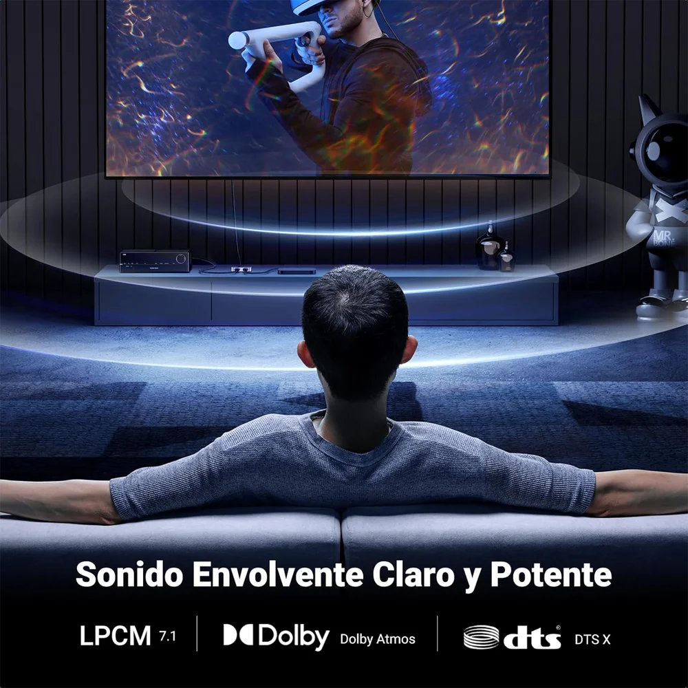 HDMI Switch 8K de UGREEN permite conectar hasta 2 fuentes HDMI a una sola pantalla, facilitando la gestión de múltiples dispositivos sin necesidad de desconectar y reconectar cables constantemente