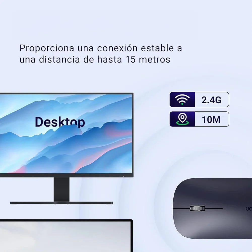 Mouse Inalámbrico UGREEN es la opción ideal para quienes buscan fluidez, precisión y comodidad en cada movimiento
