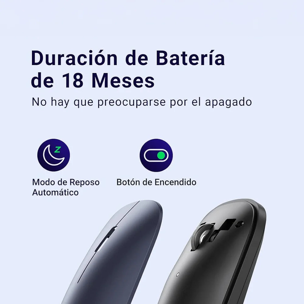 Mouse Inalámbrico UGREEN es la opción ideal para quienes buscan fluidez, precisión y comodidad en cada movimiento