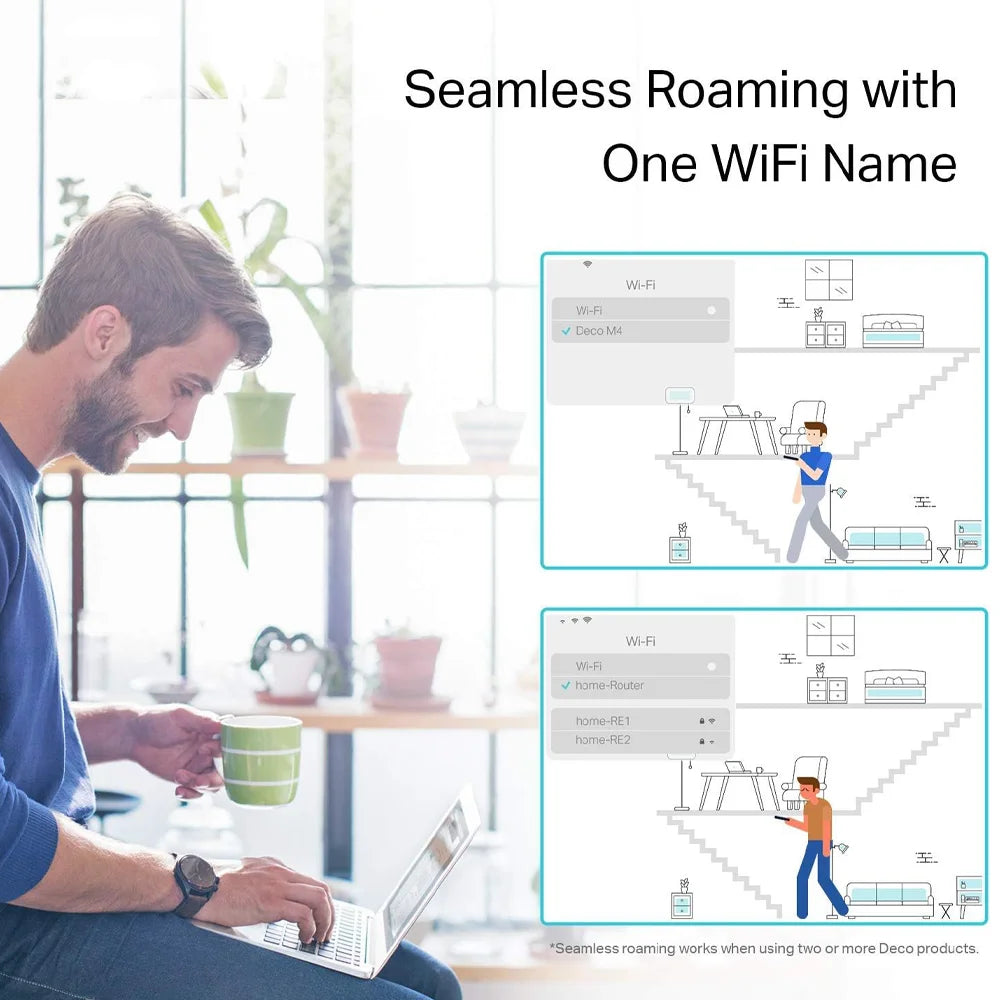 TP LINK DECO es la solución definitiva para eliminar las zonas sin señal y disfrutar de una conexión WiFi estable y rápida en todo tu hogar