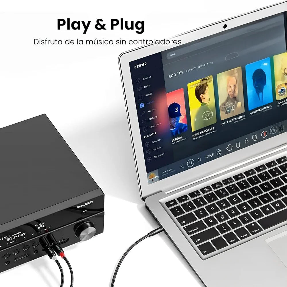 El Cable RCA Plug UGREEN de 3 metros está diseñado para ofrecer una conexión estable y sin interferencias