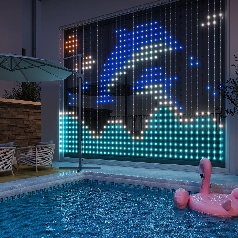Cortina de Luces Govee es la opción ideal para quienes buscan crear ambientes mágicos y vibrantes con tecnología RGBIC