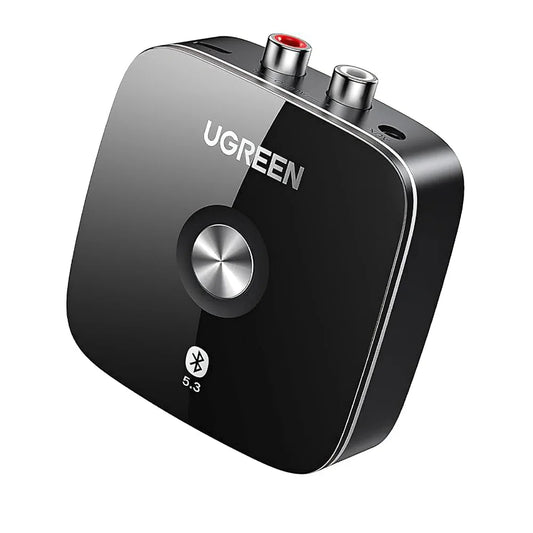 Receptor Bluetooth UGREEN cuenta con salidas RCA y Jack 3.5mm, lo que lo hace compatible con una amplia gama de dispositivos