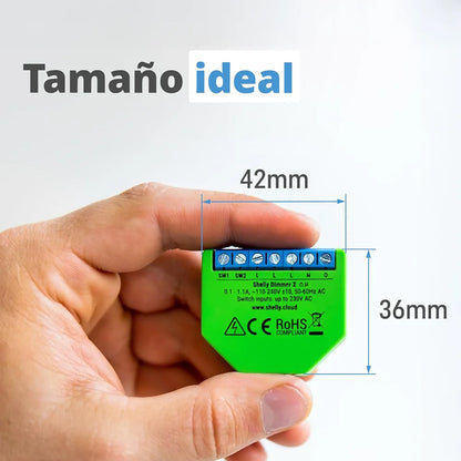 Relevador inteligente atenuable Shelly Dimmer 2 es la solución ideal para quienes buscan&nbsp;controlar y regular la iluminación de su hogar u oficina