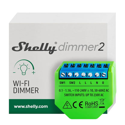 Relevador inteligente atenuable Shelly Dimmer 2 es la solución ideal para quienes buscan&nbsp;controlar y regular la iluminación de su hogar u oficina