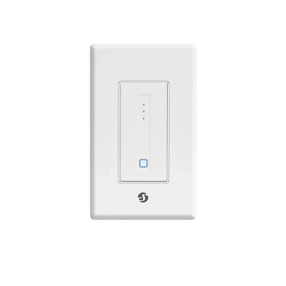 Shelly Plus Wall Dimmer es un switch inteligente diseñado para transformar tu hogar en un espacio moderno y automatizado. Controla, programa y ajusta la intensidad de tus luces desde cualquier lugar, con total confianza y sin complicaciones