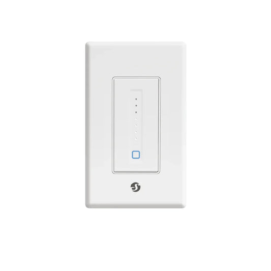 Shelly Plus Wall Dimmer es un switch inteligente diseñado para transformar tu hogar en un espacio moderno y automatizado. Controla, programa y ajusta la intensidad de tus luces desde cualquier lugar, con total confianza y sin complicaciones
